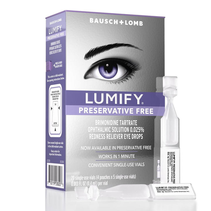Lumify Preservative Free Redness Reliever Eye Drops