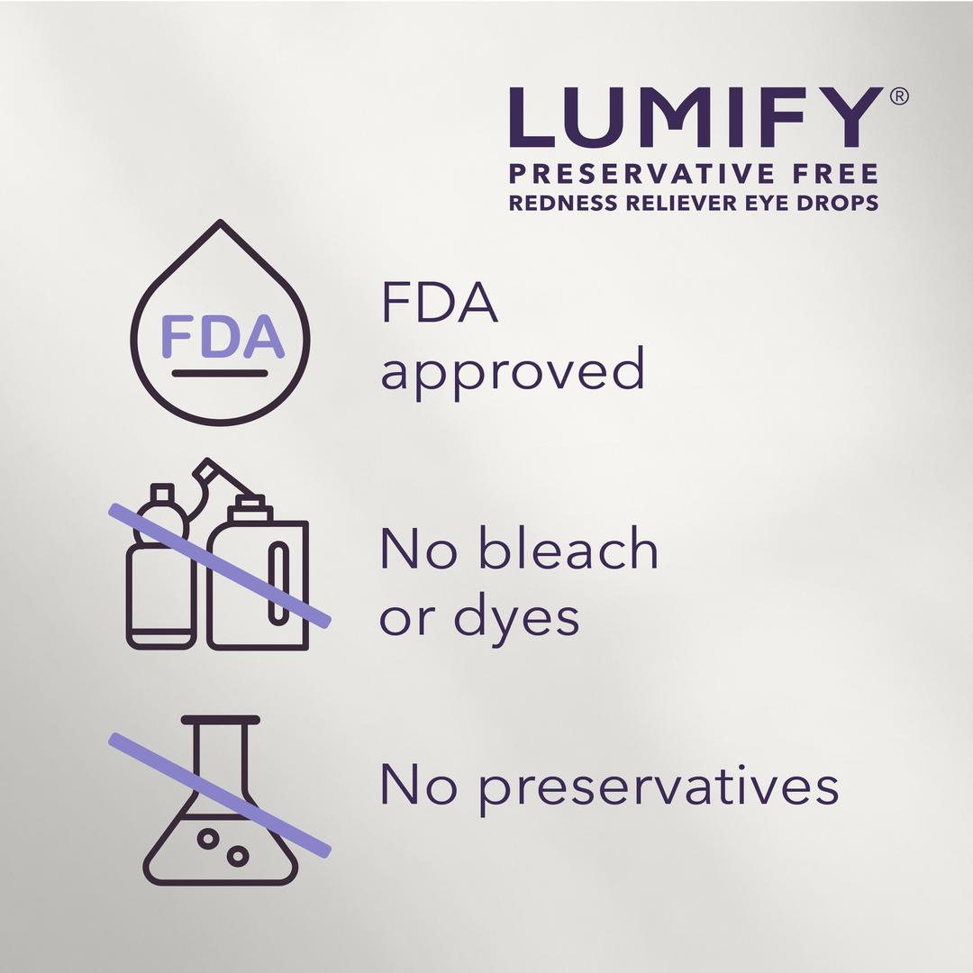 Lumify Preservative Free Redness Reliever Eye Drops