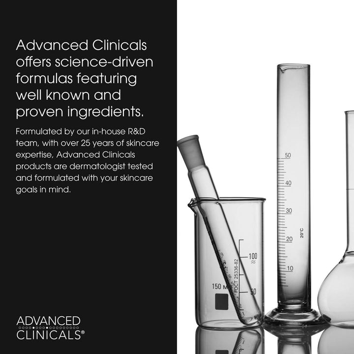 Advanced Clinicals Glycolic + Lactic Acid Exfoliating Cleanser