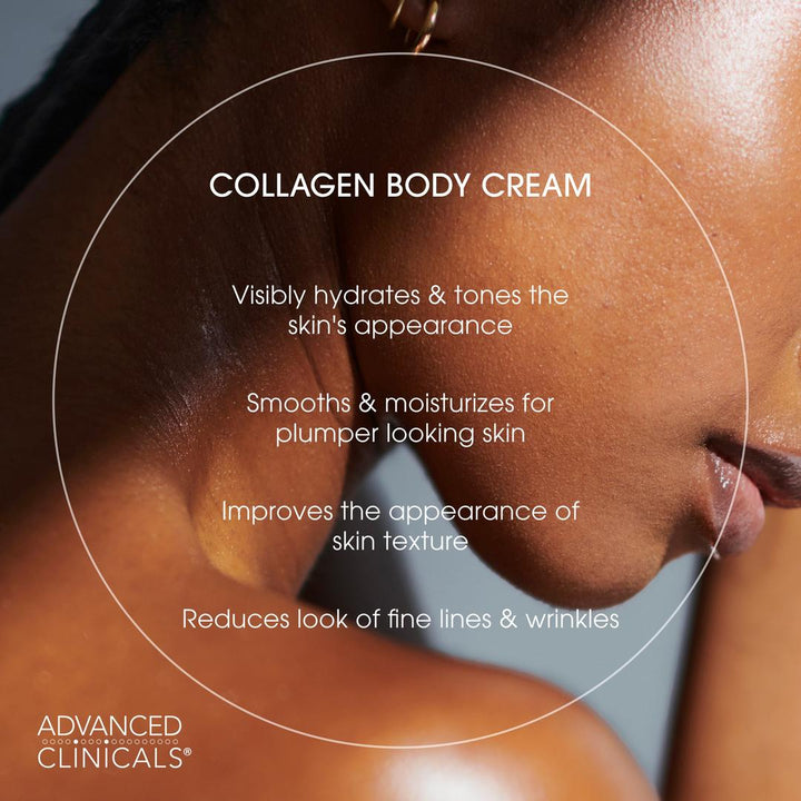 Advanced Clinicals Collagen + Retinol Firming Body Cream 2-Piece Bundle