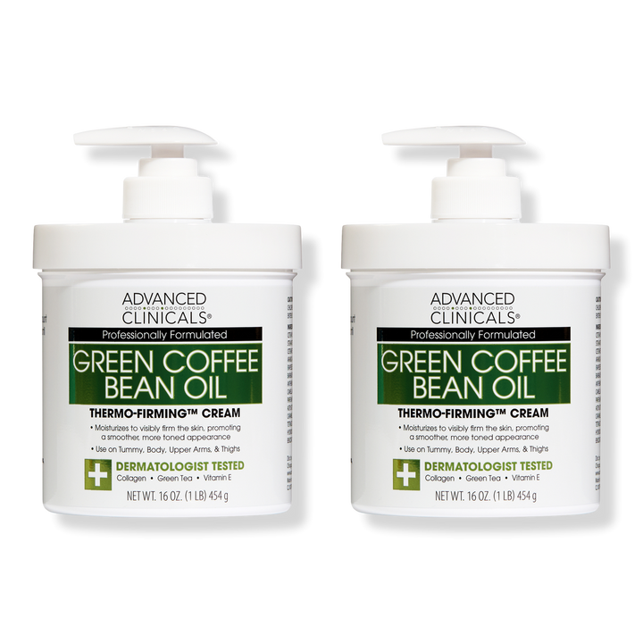 Advanced Clinicals Green Coffee Bean Oil Thermo-Firming Body Cream