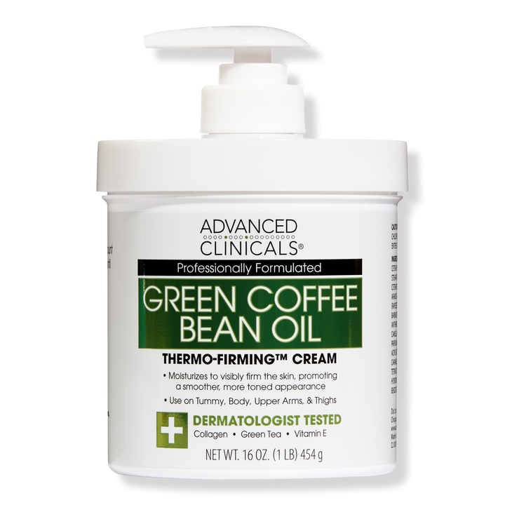 Advanced Clinicals Green Coffee Bean Oil Thermo-Firming Body Cream