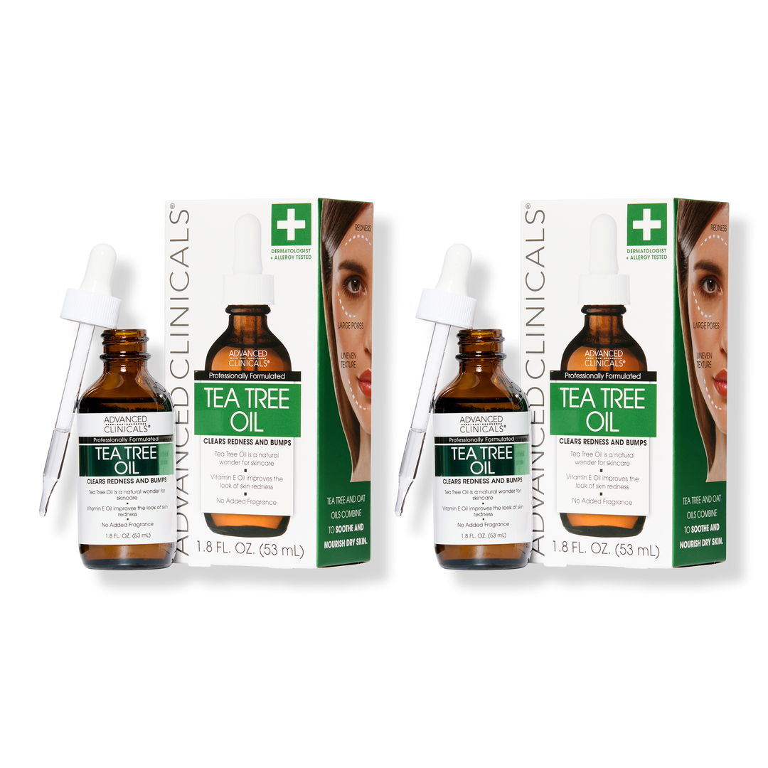 Advanced Clinicals Tea Tree Oil Face Serum set