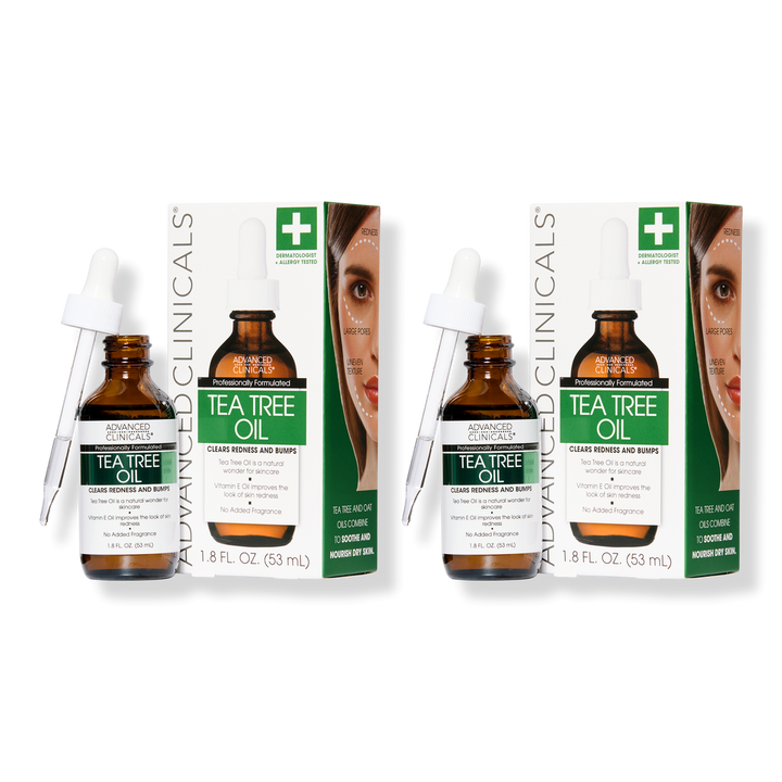 Advanced Clinicals Tea Tree Oil Face Serum set