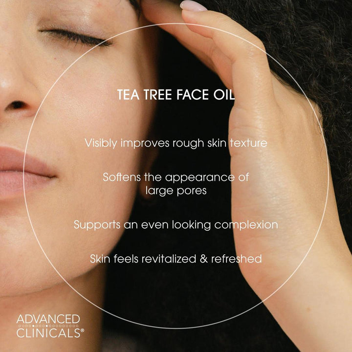 Advanced Clinicals Tea Tree Oil Face Serum set