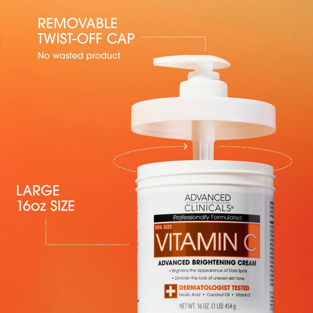 Advanced Clinicals Vitamin C Advanced Brightening Body Cream