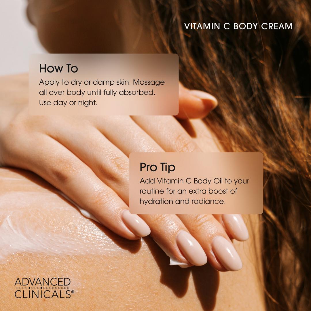 Advanced Clinicals Vitamin C Advanced Brightening Body Cream