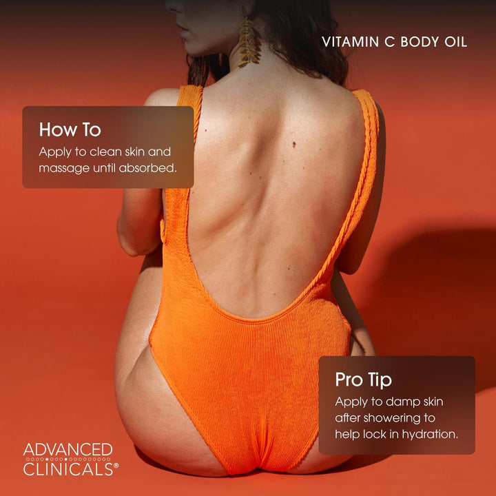 Advanced Clinicals Vitamin C Brightening Body Oil