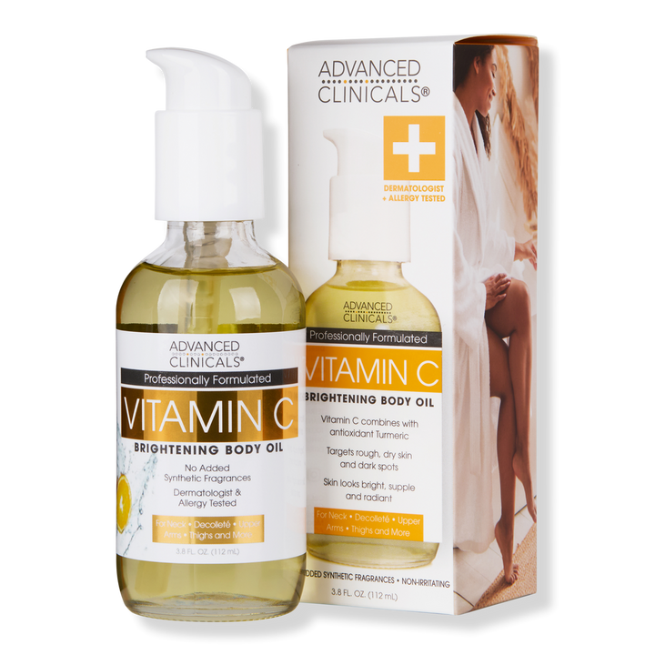 Advanced Clinicals   Vitamin C Brightening Body Oil