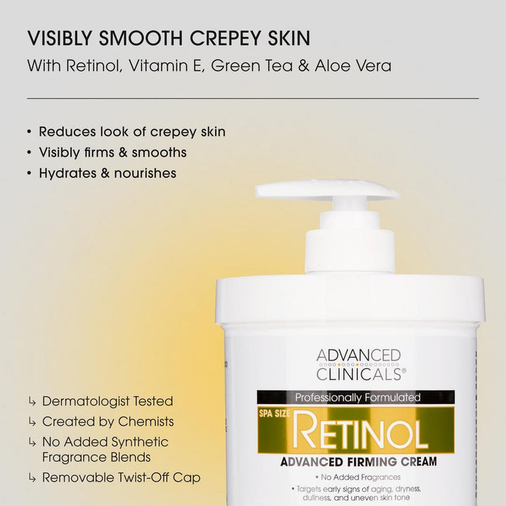 Advanced Clinicals Retinol Advanced Firming Body Cream