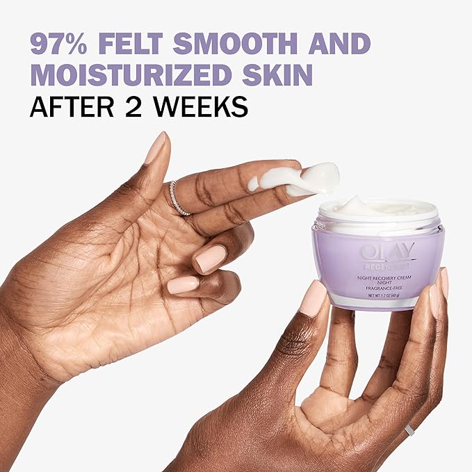 Olay - Nachtcrème van Olay Regenerist Night Recovery Anti-Aging Gezichtscrème - 48g