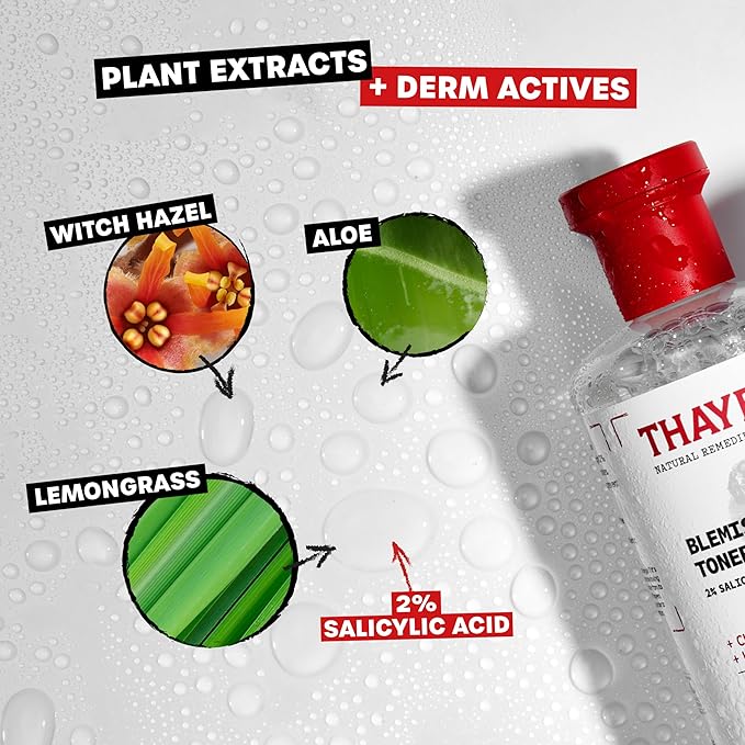 Thayers - Blemish Clearing Salicylic Acid Toner, Acne Treatment - 355ml