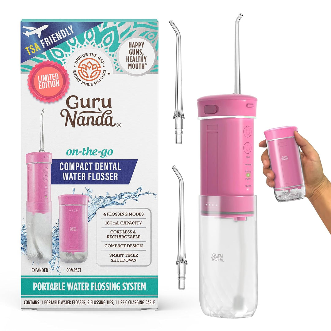 GuruNanda Compact Travel Water Flosser