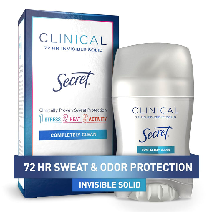 Secret Clinical Strength Antiperspirant Deodorant Completely Clean
