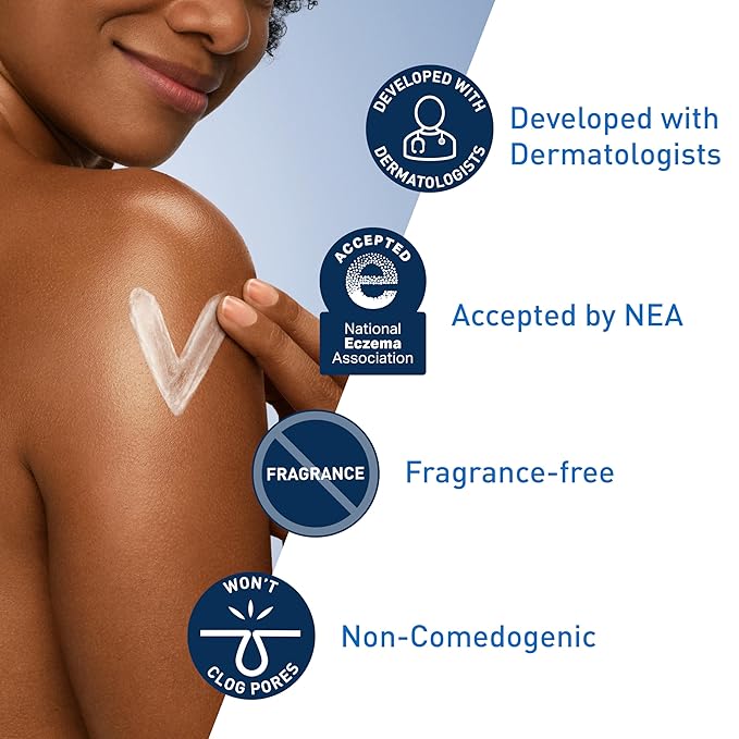 CeraVe - Hydraterende crème - Lichaams- en gezichtsbevochtiger voor de droge huid - 539g