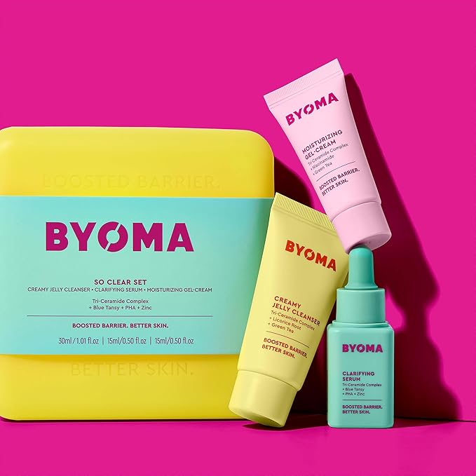 BYOMA - Barrier Repair Skincare Set for Acne Prone Skin - So Clear Set