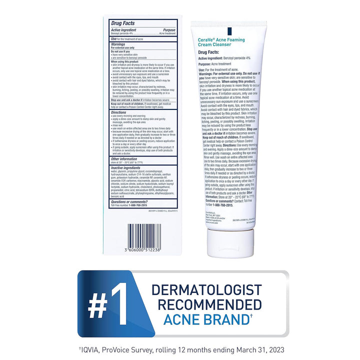 CeraVe - Acne Foaming Cream Wash - 148ml