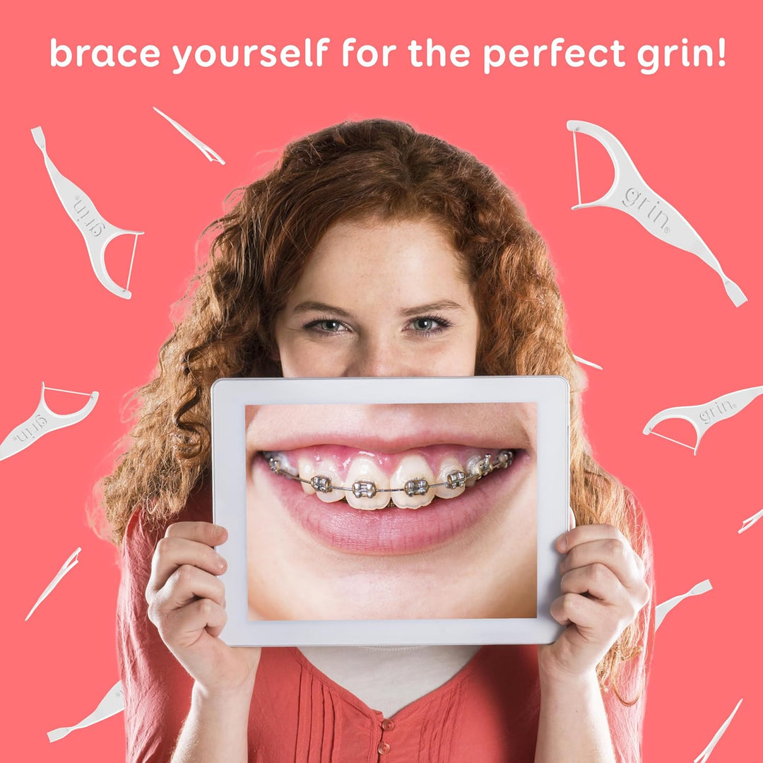 Grin Braces Flosser Floss Picks Designed for Braces