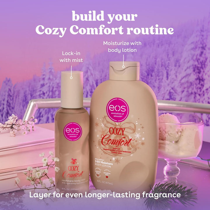 eos Cozy Comfort Body Mist Milky Vanilla Fragrance
