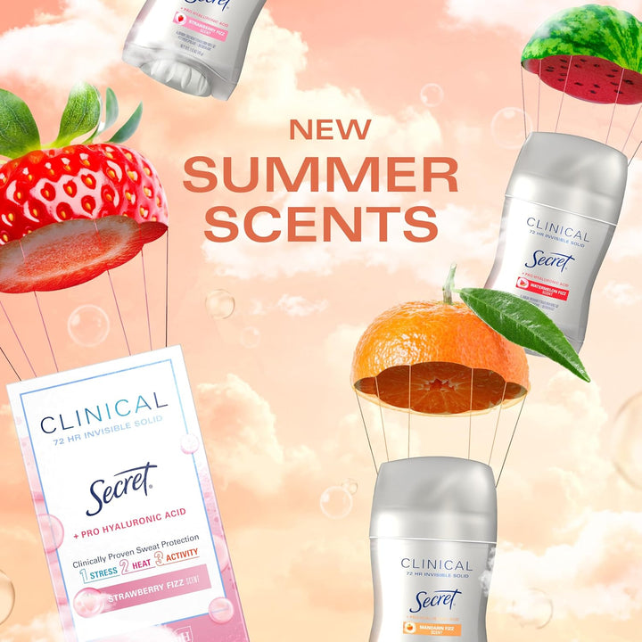Secret Clinical Strength Antiperspirant Deodorant Mandarin Fizz