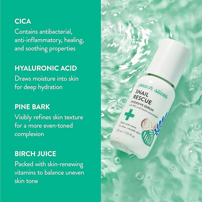 Peach Slices - Snail Rescue Intensive Serum - 30ml