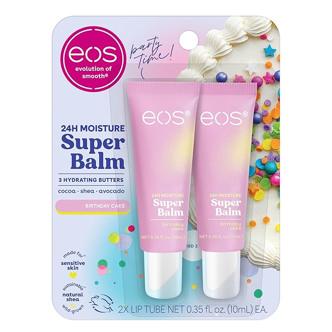 eos 24H Moisture Super Balm- Birthday Cake