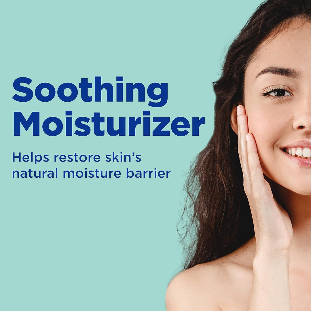 Differin Face Moisturizer, verzachtende lotion voor gezicht en lichaam, milde huidverzorging voor acnegevoelige gevoelige huid - 118 ml