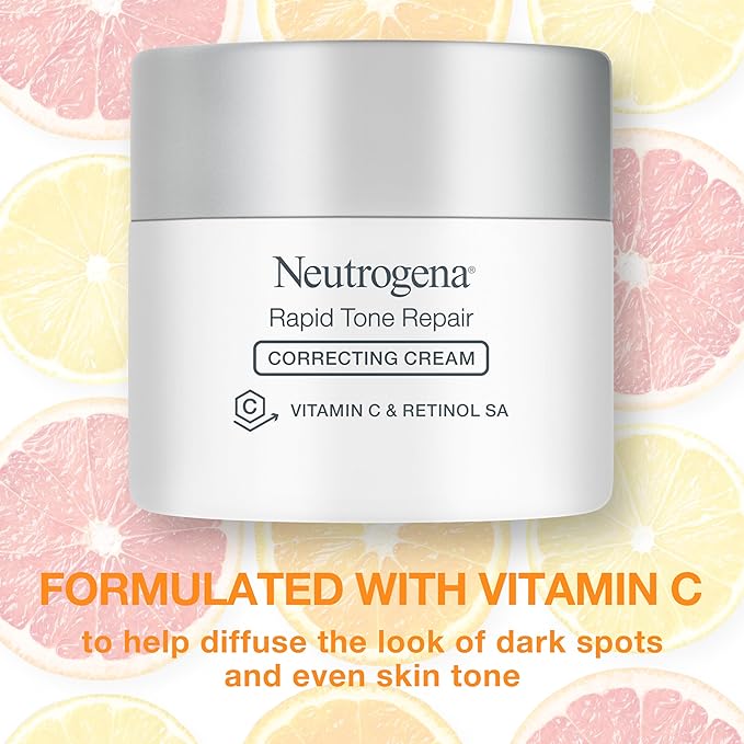 Neutrogena Rapid Tone Repair Correcting Cream + Vitamin C - 48g