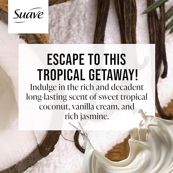 Suave Body Wash - Coconut Kiss - 532ml