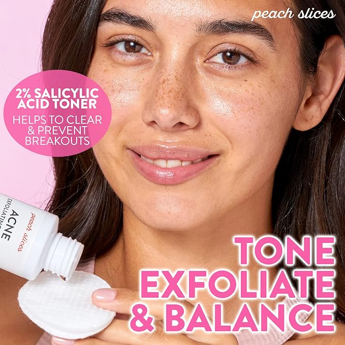 Peach Slices - Acne Exfoliërende Toner - 2% Salicylzuur - AHA+BHA Exfoliatie - 120ml