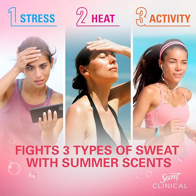 Secret Clinical Strength Antiperspirant Deodorant Strawberry Fizz