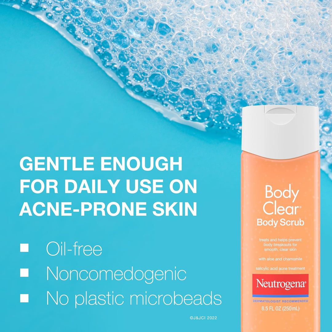 Neutrogena Body Clear Exfoliant Body Scrub With Salicylic Acid