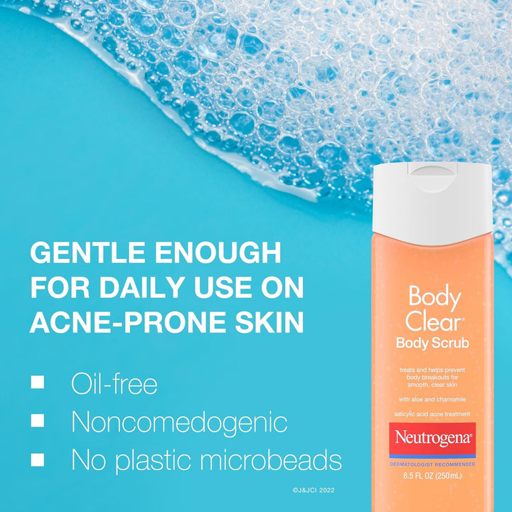 Neutrogena Body Clear Exfoliant Body Scrub With Salicylic Acid