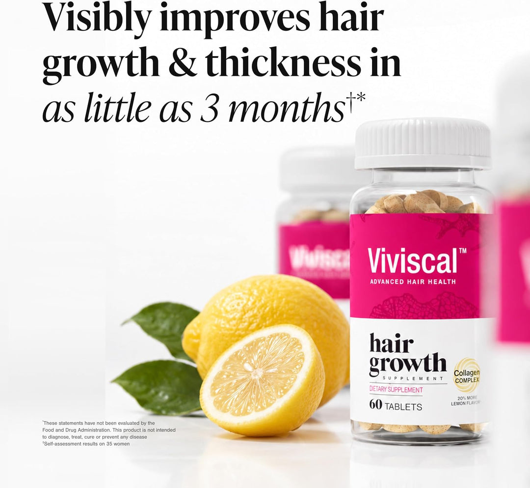 Viviscal Hair Growth Supplements for Women with Biotin & Marine Collagen 90-Day Supply