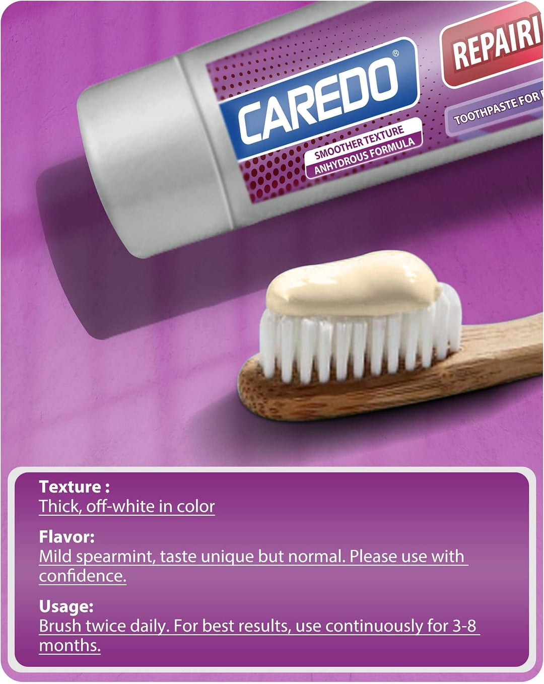 Caredo Gum Toothpaste for Periodontitis & Receding Gums