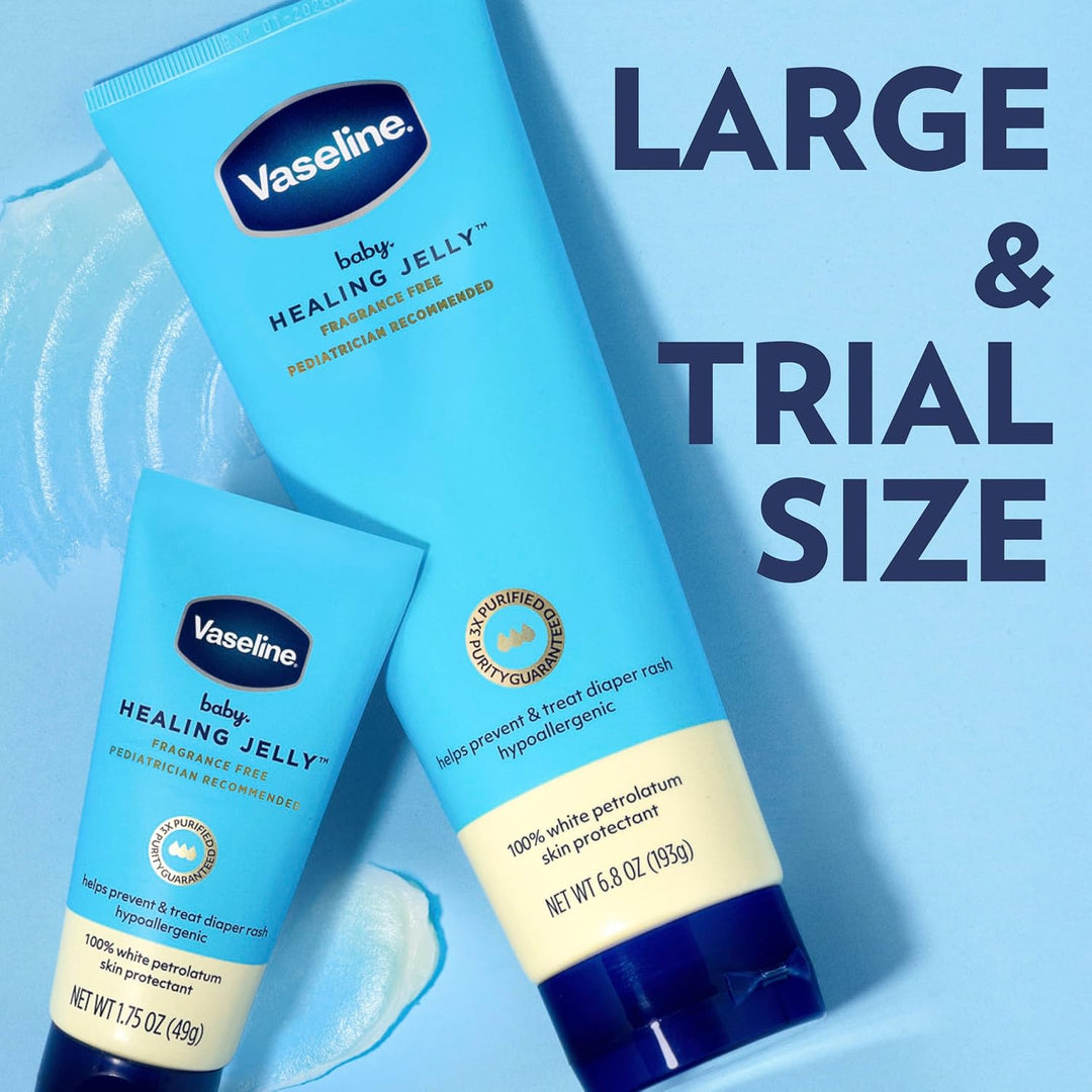 Vaseline Baby Healing Jelly 100% White Petrolatum Skin Protectant