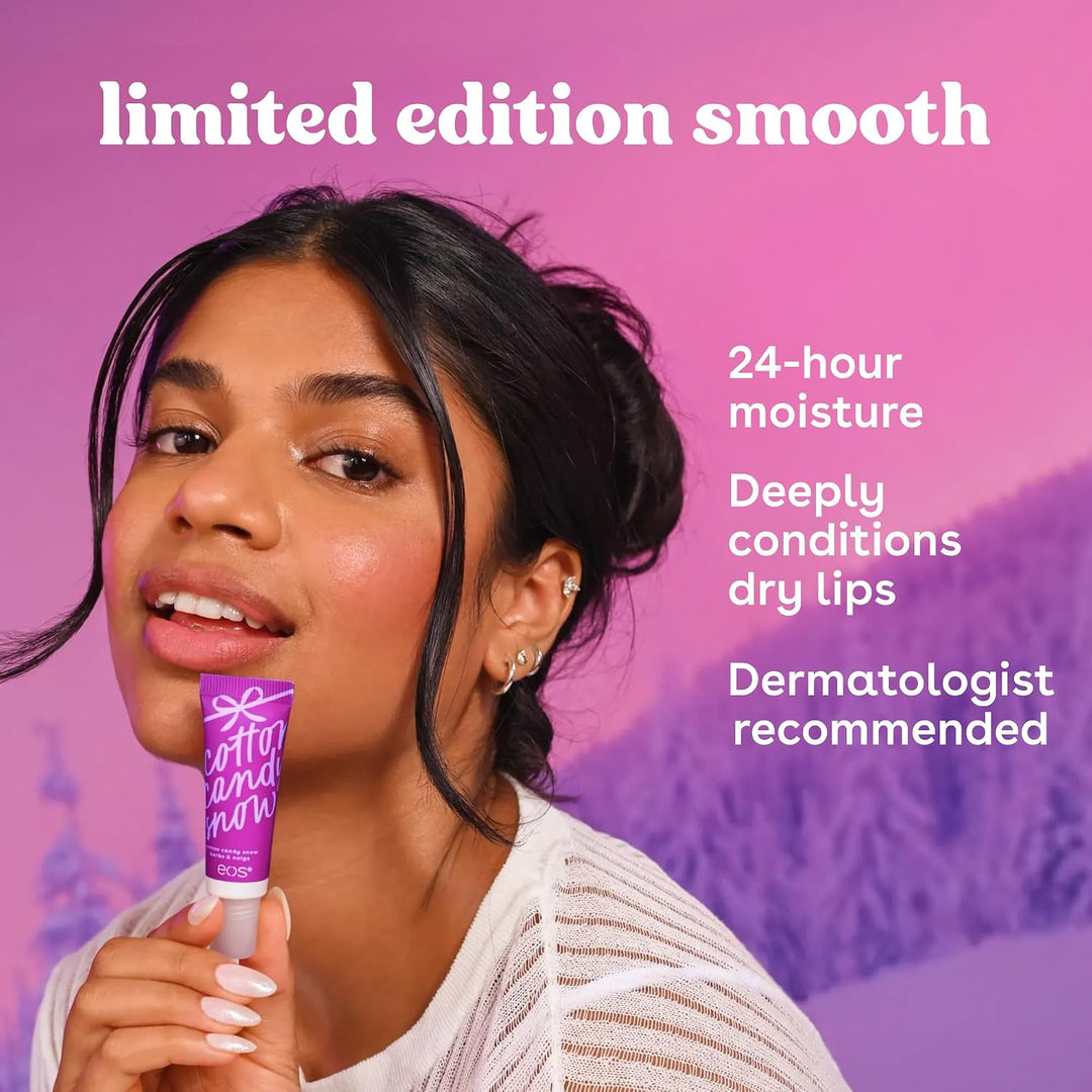 eos Cotton Candy Snow Super Balm Limited Edition Lip Treatment