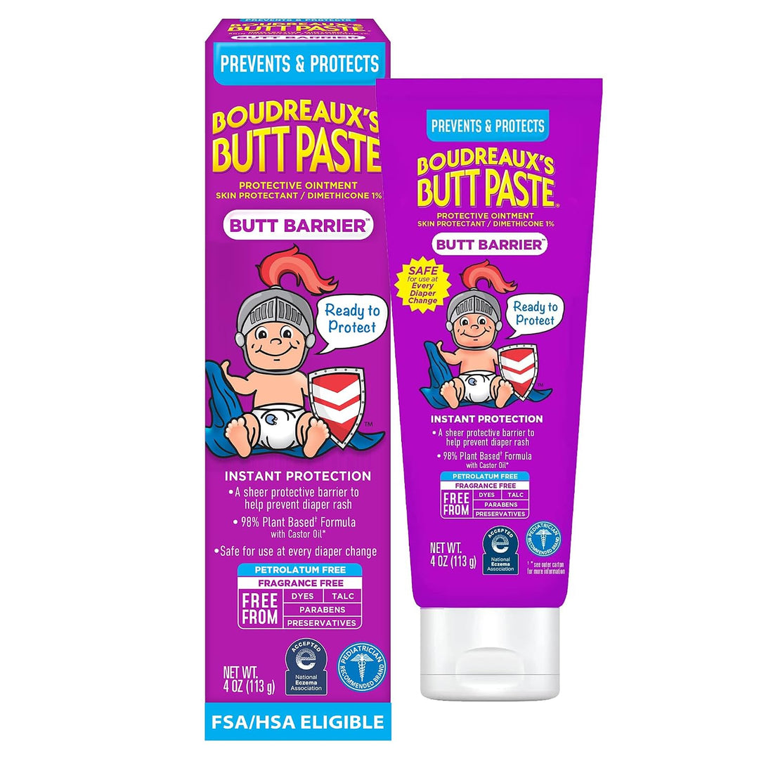 Boudreaux’s Butt Paste Butt Barrier Diaper Rash Ointment