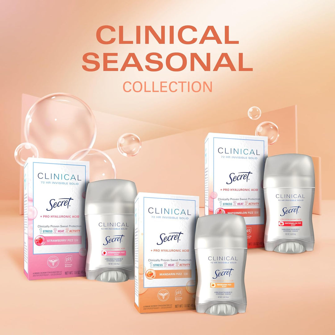 Secret Clinical Strength Antiperspirant Deodorant Mandarin Fizz