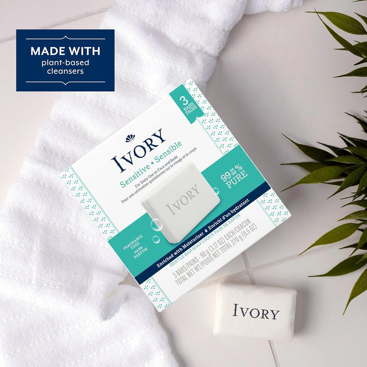 Ivory Sensitive Bar Soap