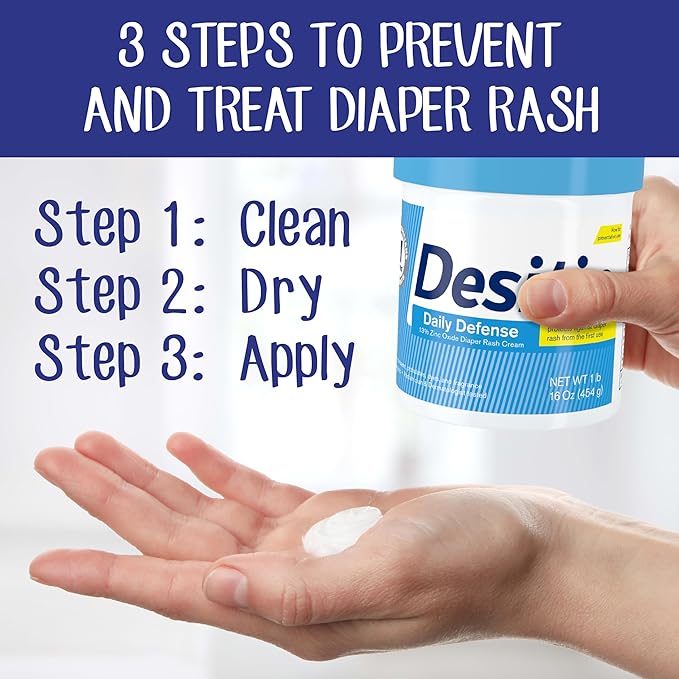 Desitin - Daily Defense Baby Diaper Rash Cream with Zinc Oxide - 454 g