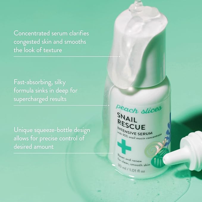 Peach Slices - Snail Rescue Intensive Serum - 30ml