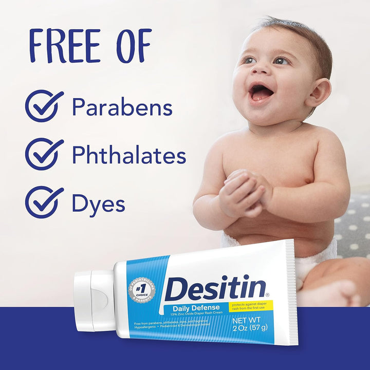 Desitin - Daily Defense Baby Diaper Rash Cream with Zinc Oxide - 113 g