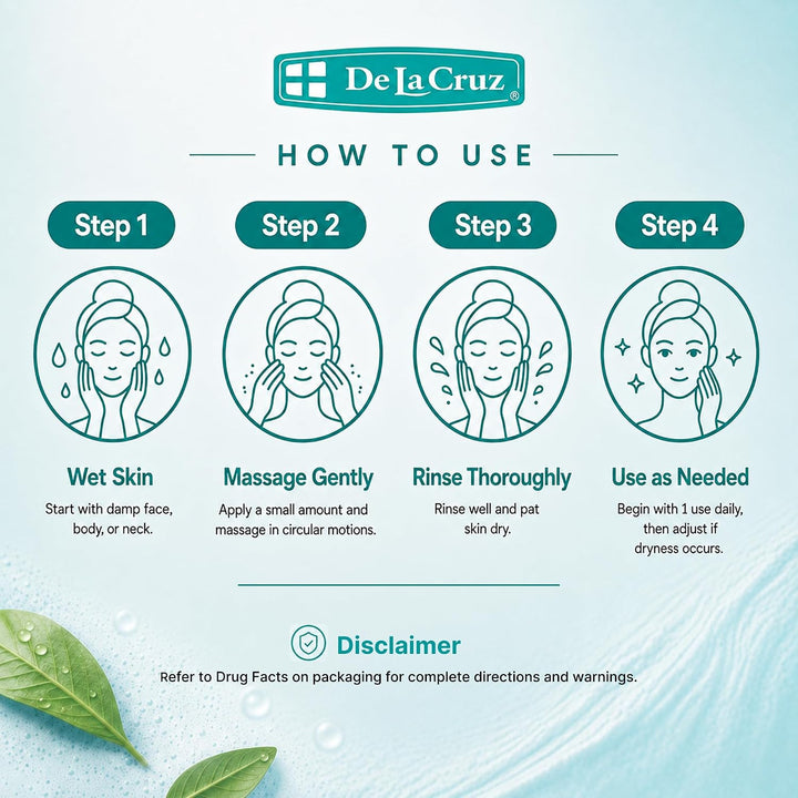 De La Cruz 2% Salicylic Acid Acne Clearing Scrub