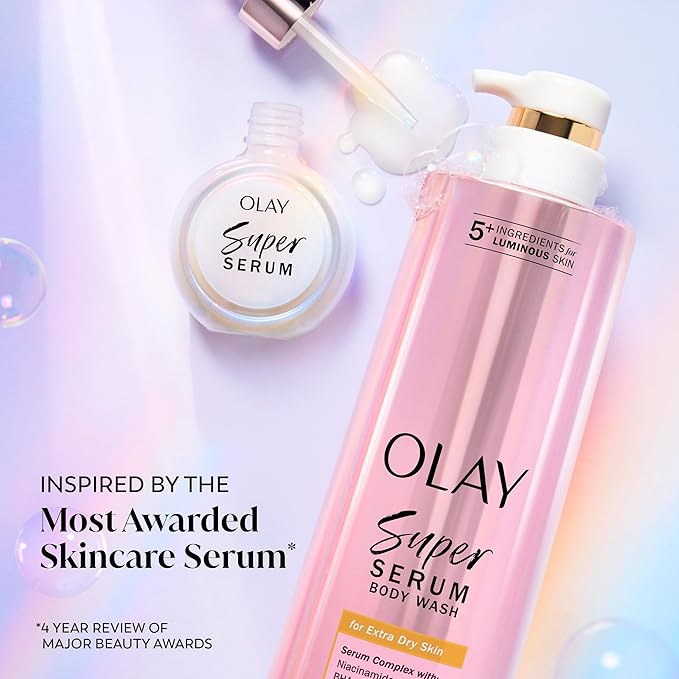 Olay - Super Serum Body Wash for Extra Dry Skin - 547ml