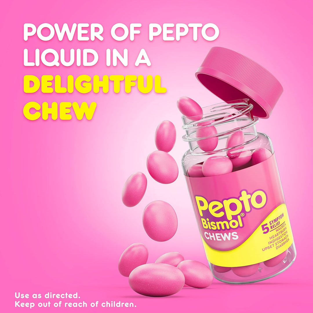 Pepto Bismol Chews Fast Digestive Relief