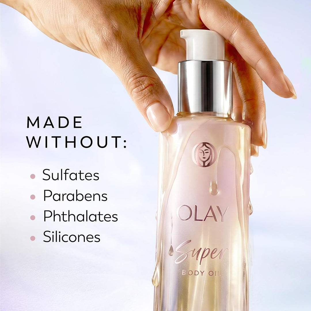 Olay Super Body Oil 5-in-1 Oil + Serum for Luminous Skin