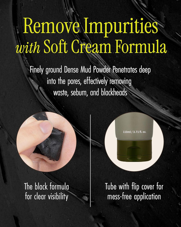 BRMUD Relief Mud Peel Off Mask Korean Skincare for All Skin Types