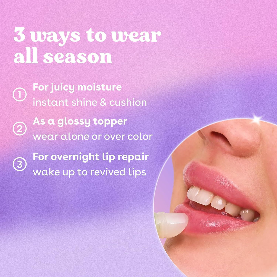 eos Cotton Candy Snow Super Balm Limited Edition Lip Treatment