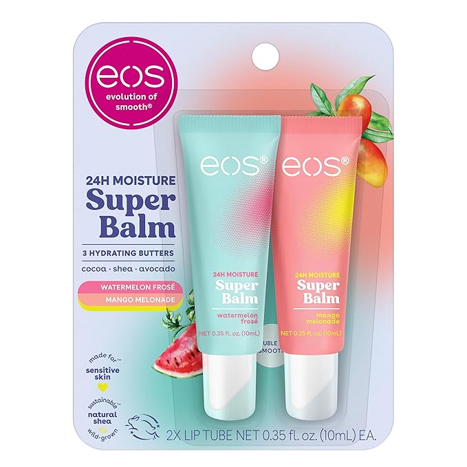 eos 24H Moisture Super Balm- Watermelon Frosé & Mango Melonade